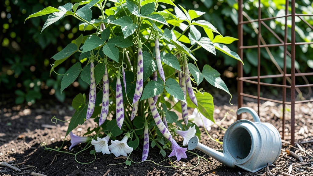 Tiger Eye Beans Growing Guide: Bold Stripes and Pole-Climbing Speed