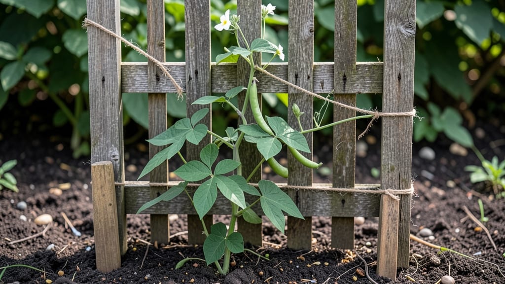 String Bean Trellis: Compact Vertical Support for Bushier Harvests