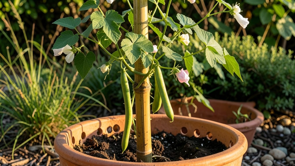 Pole Beans Grown in Containers: Compact Trellis Secrets for Heavy Harvests