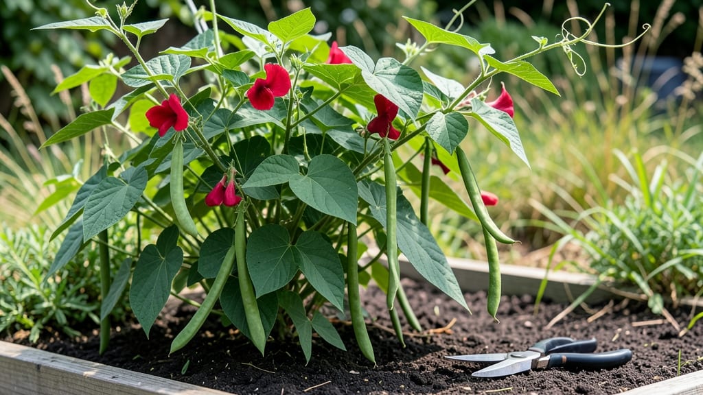 Scarlet Runner Beans Growing Guide: Climbing Vines and Edible Flowers in 90 Days
