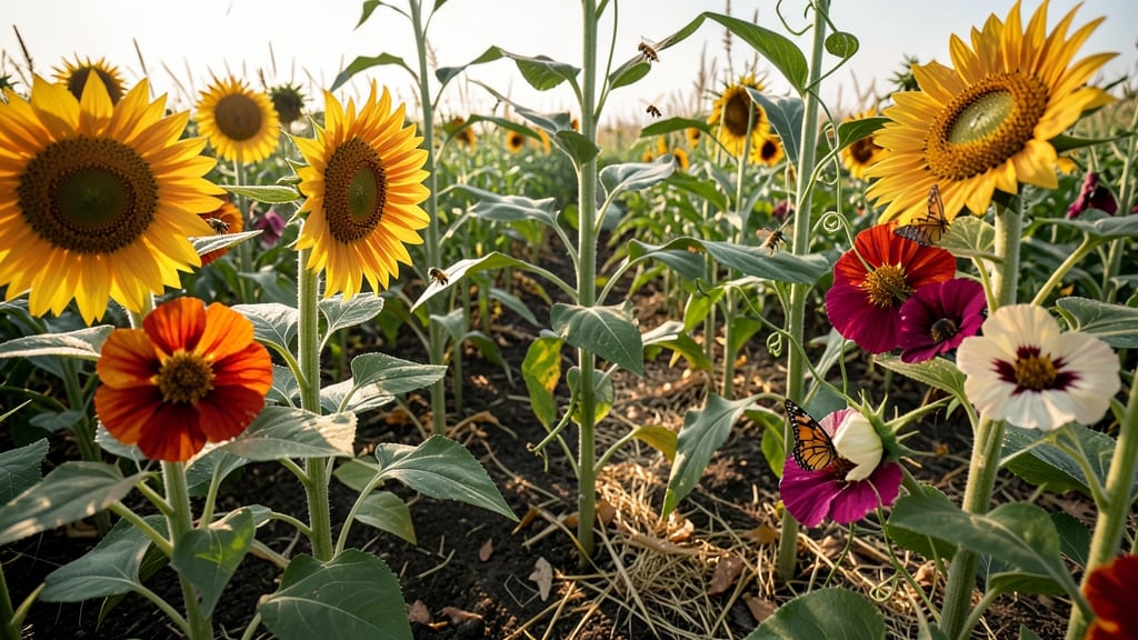 Intercropping With Flowers for Pollinators