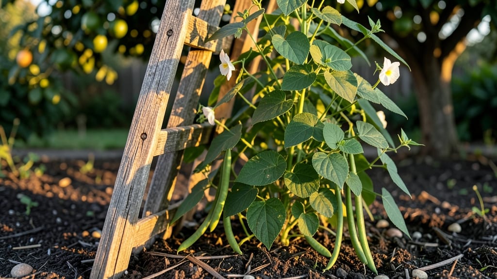 How to Make Green Bean Trellis: Vertical Garden Space-Saver for Bushy Harvests