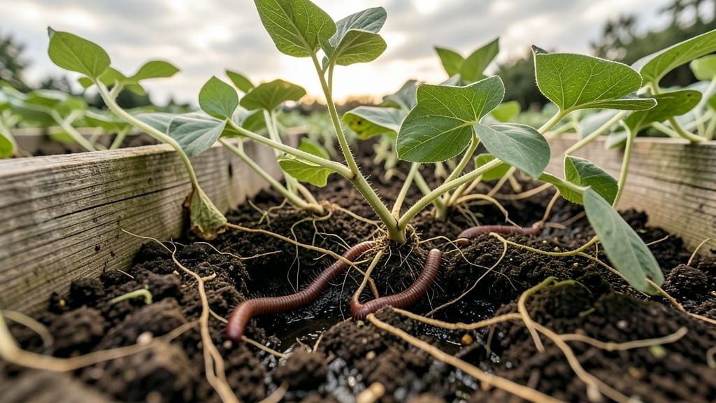 Earthworms as Natural Soil Aerators