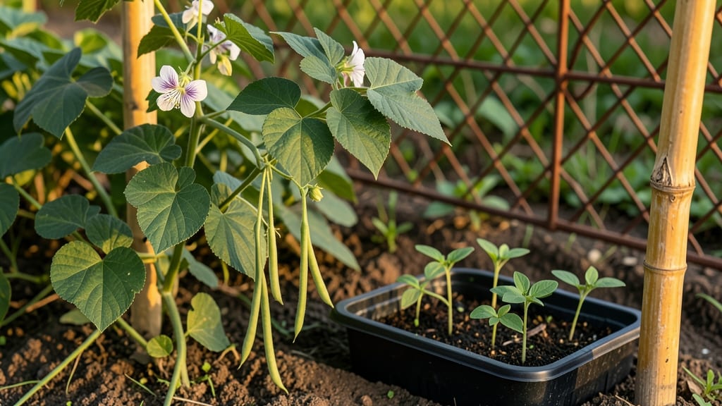 Emerite Pole Bean Seeds: Fast-Germinating Vines for Heavy Harvests