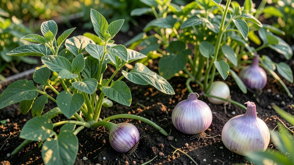Onions to Repel Bean Beetles