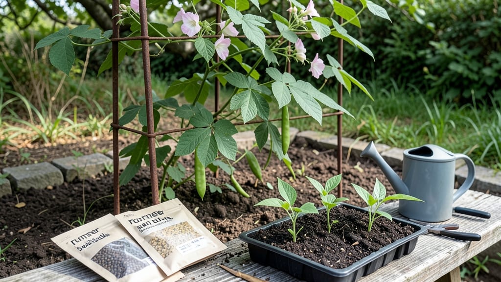 Runner Bean Seeds: Fast-Germinating Legumes for Crunchy Pods