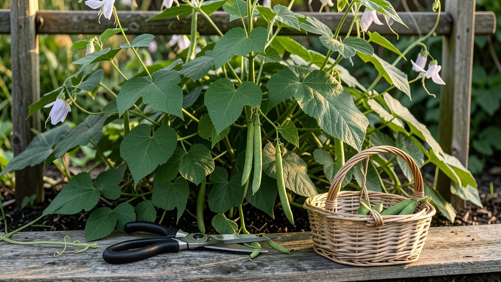 Stringless String Beans: Pole-Trellis Secrets for Compact Growth
