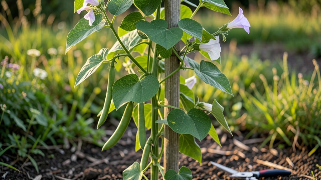 How to Grow Green Pole Beans: Vertical Space-Saving Harvest in 55 Days