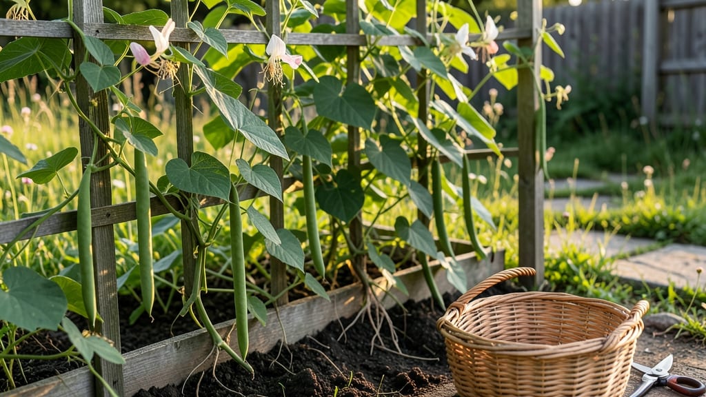 When to Pick Pole Beans: Seed Color Shift & Pod Size Checklist