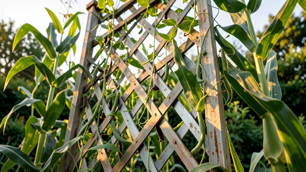 Vertical Trellis System for Small Spaces