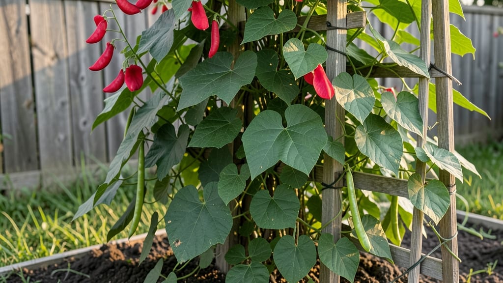 Scarlet Runner Bean Vine: Fast-Growing Privacy Screen in 120 Days