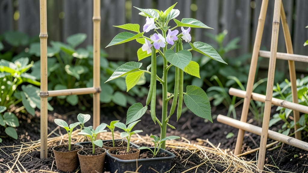 How to Grow Pole String Beans: Vertical Space-Saving Harvest in 60 Days