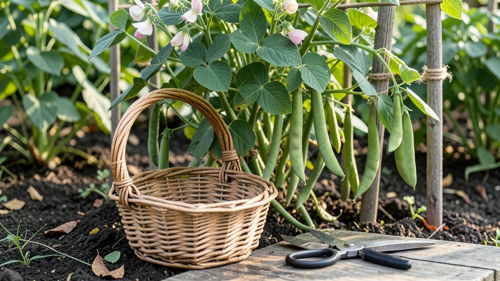 Broad Beans Fresh: Harvesting Green Pods at Peak Crunch