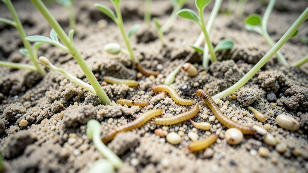 Wireworms Attacking Germinating Seeds