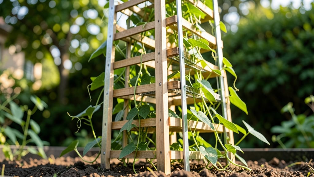 10 Pole Bean Trellis Ideas: Space-Saving Designs for Compact Gardens