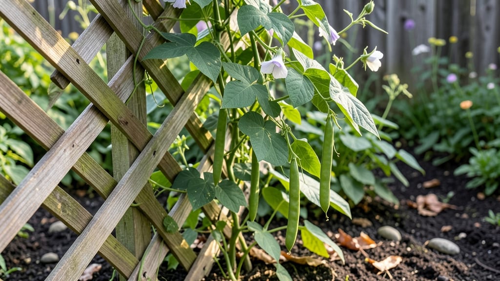 Bean Plant Trellis: Sturdy DIY Frame for Space-Saving Growth