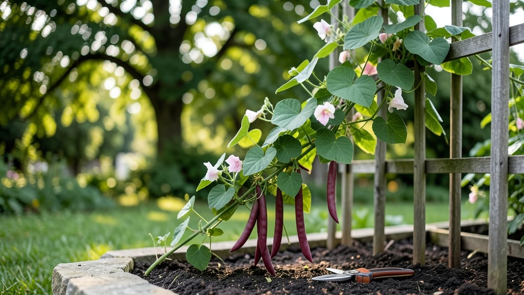Growing Red Runner Beans: Pole Trellis Secrets for 55-Day Harvests