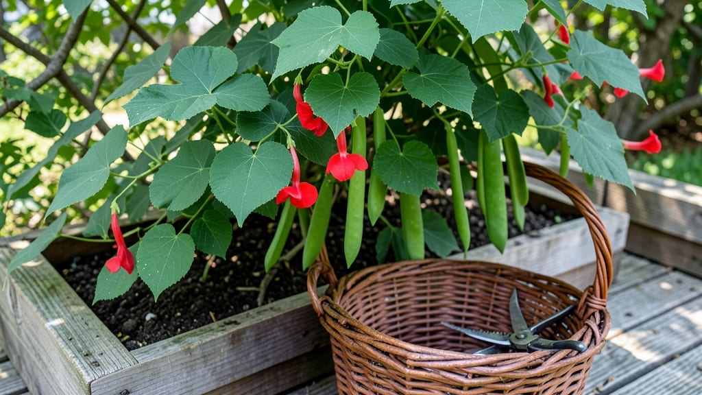 When to Harvest Scarlet Runner Beans: 3 Signs Your Pods Are Perfectly Ripe