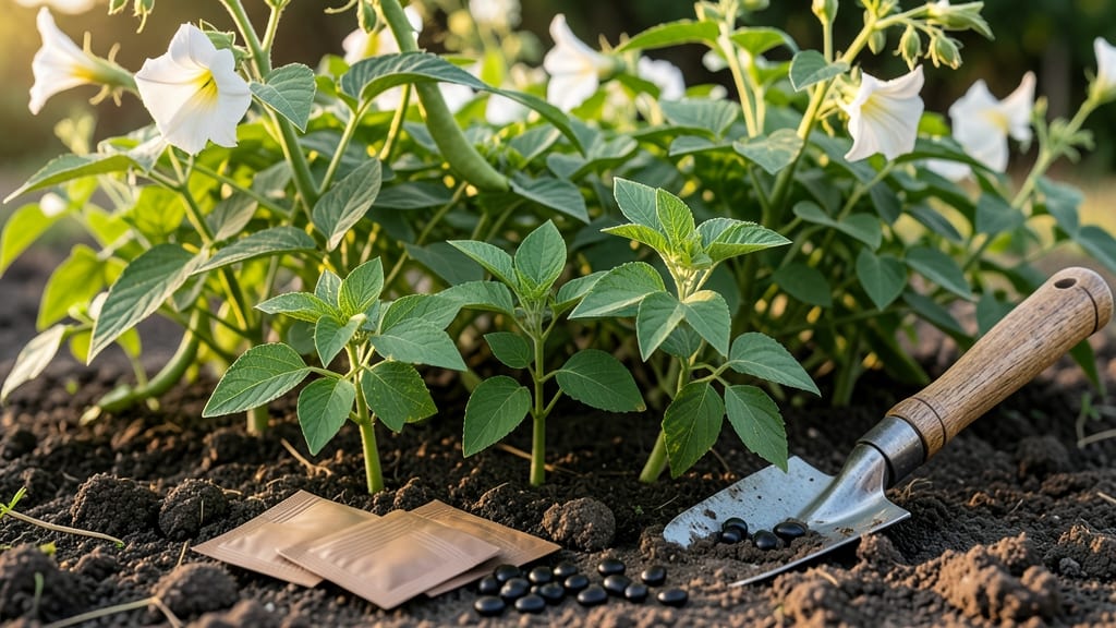 Black Bean Seeds Planting: Pole-Climbing Abundance in 55 Days