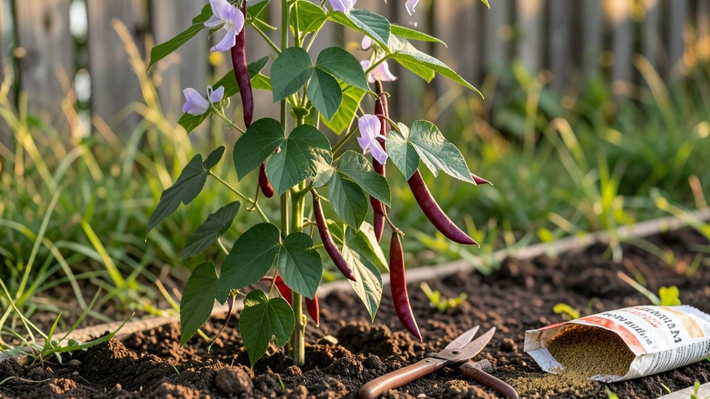 Red Green Beans Growing Guide: Pole Climbers That Triple Your Harvest Space