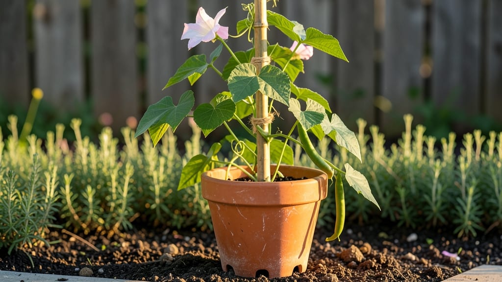Growing Pole Beans in Pots: Compact Vertical Harvests in Small Spaces