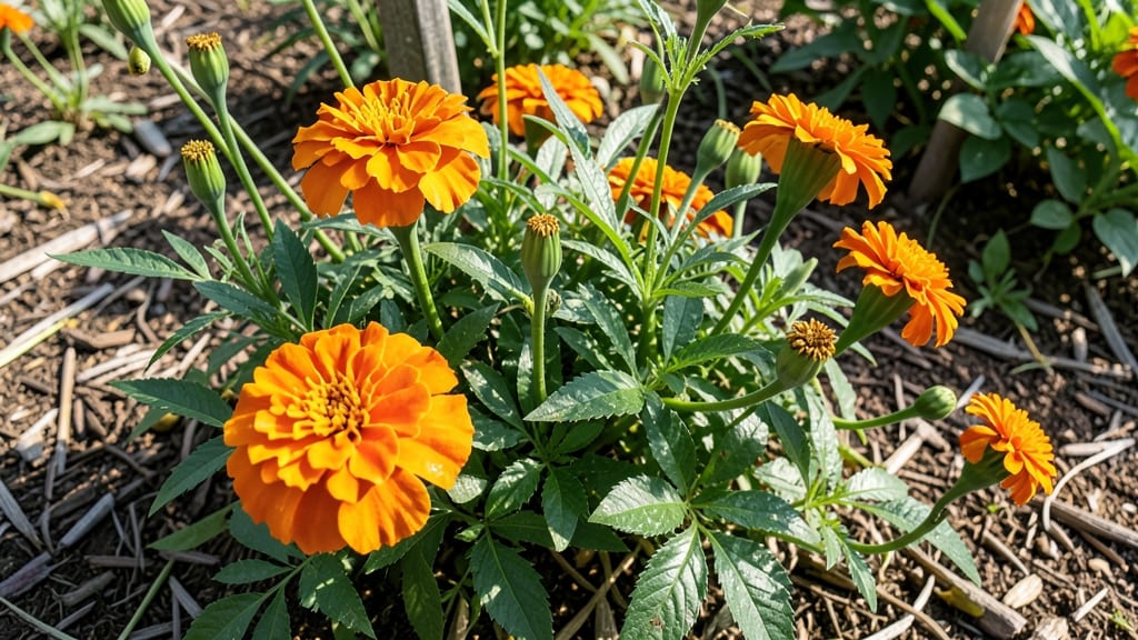 Marigolds for Natural Pest Deterrent