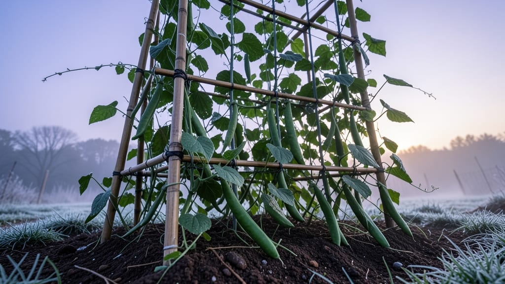 Contender Pole Beans for Early Harvests