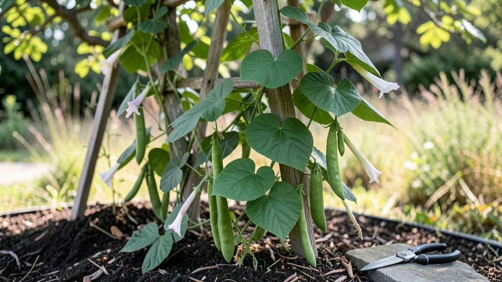 Perennial Runner Beans: Pole-Trained Vines for Year-Round Harvests